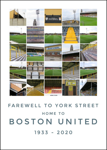 Boston United - Farewell to York Street.