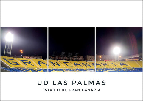 UD Las Palmas - Estadio Gran Canaria floodlight Triptych