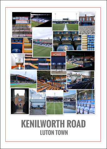 Luton Town - Kenilworth Road Collage