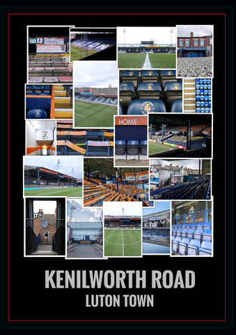 Luton Town - Kenilworth Road Collage