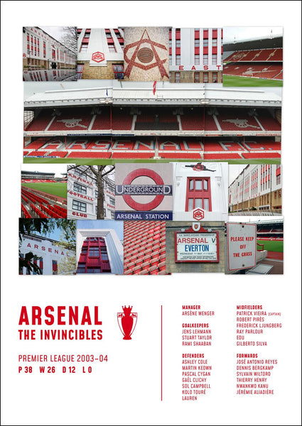 Arsenal - The Invicibles (Version 2) – Football Stadium Photography