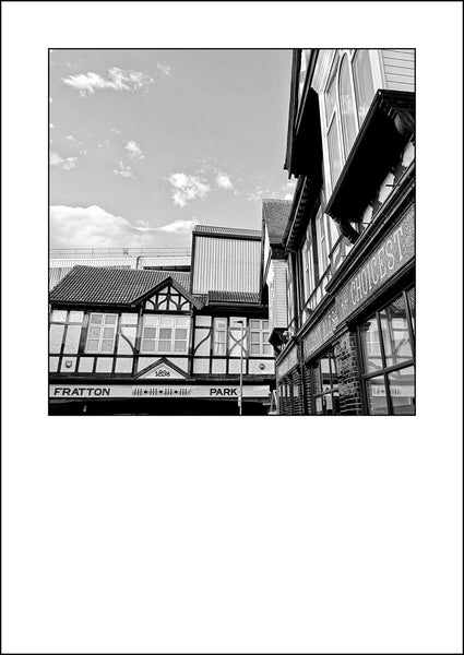 Portsmouth - Fratton Park (fp1bw) – Football Stadium Photography