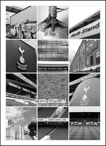 Tottenham Hotspur - White Hart Lane in Black and White