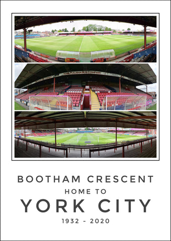 York City - Bootham Crescent panoramic triptych (bc13)